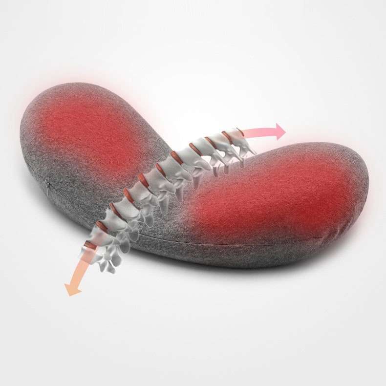 Sheerfond Electric Heating Pillow Usb Charging For Lumbar Low Back Pain