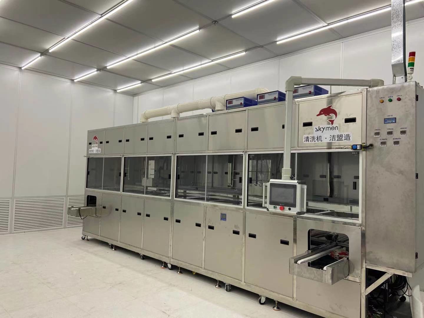 1200W SUS304 Ultrasonic Cleaning System Three Stage Wash Rinse Dry SUS316