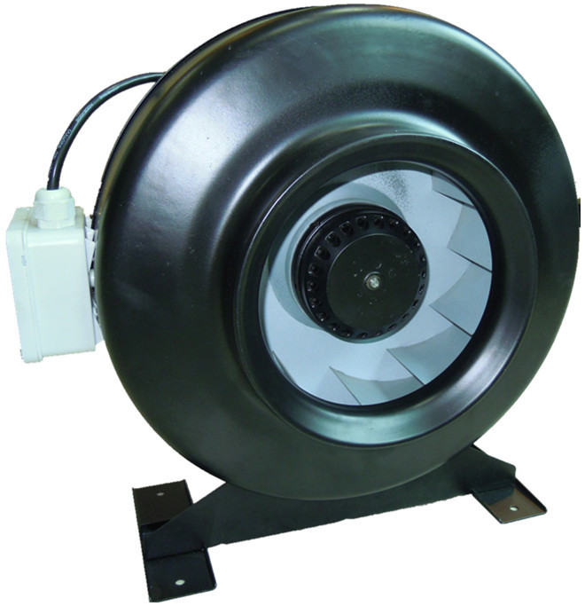 Economical Hydroponics Grow Room Duct Inline Centrifugal Mini Fan With Steel Blade