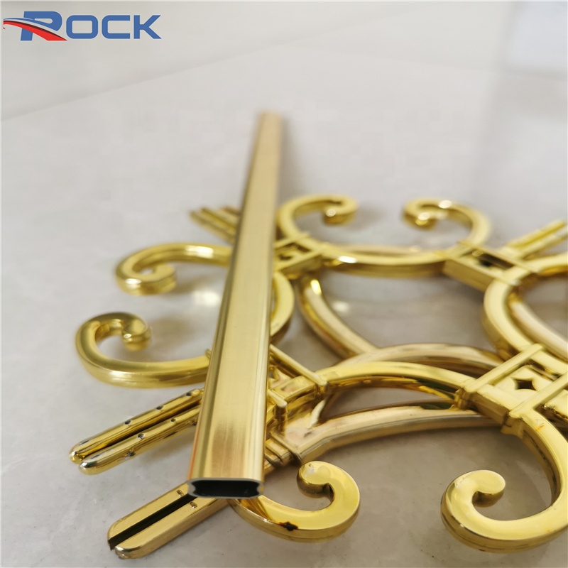 Aluminum Georgian Style Double Glazing Bar For Frameless Acoustic Ig Unit Tops