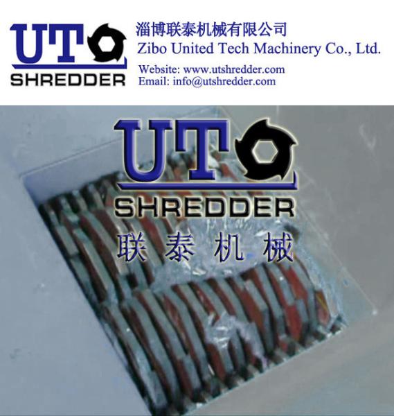 high efficiency plastic bucket Shredder machines, twin shaft shredder, PET