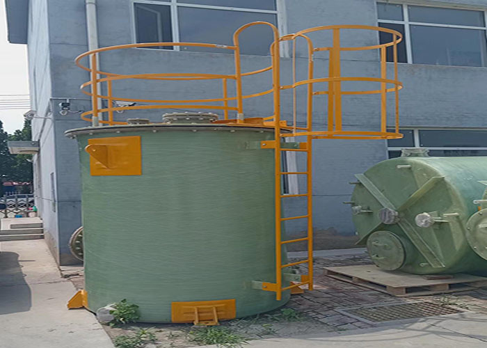Chemical Storage FRP Vertical Tank 0.8CBM Sewage Treatment Equipment