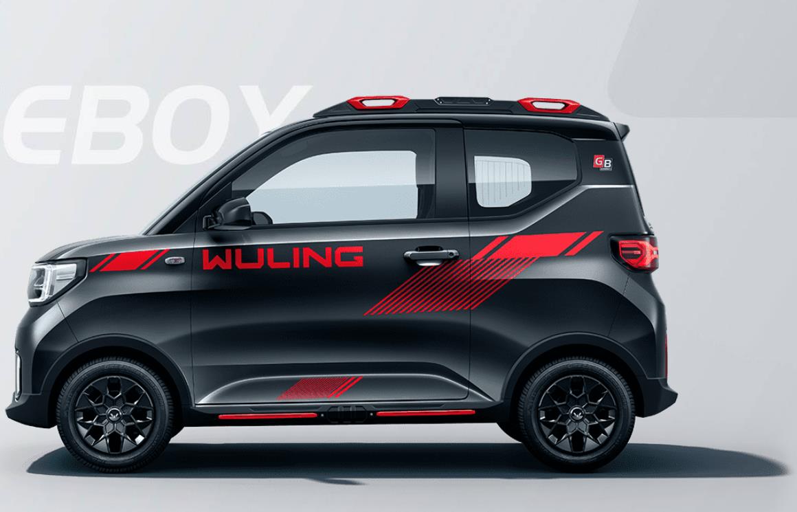 Mini Family Sports Cars 2023 Wuling Mini EV Electric Cars in Pure Electric with Maximum Power 30kW 41Ps