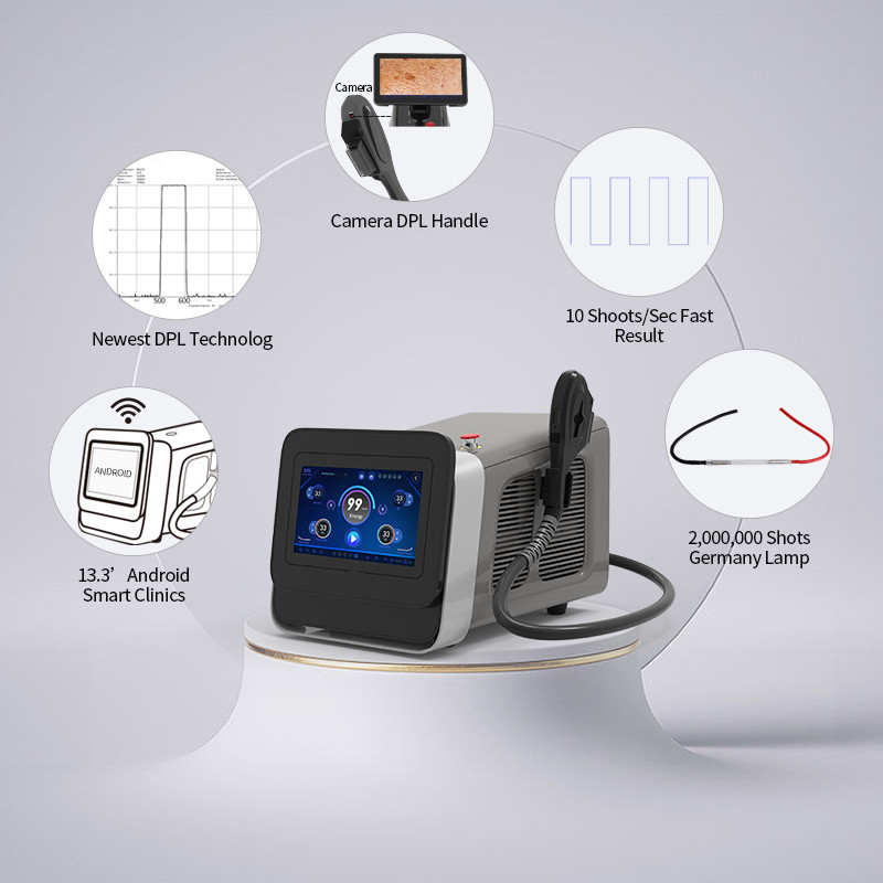 Professional Ipl Shr Laser Opt Skin Rejuvenation 15x15mm Spot Size
