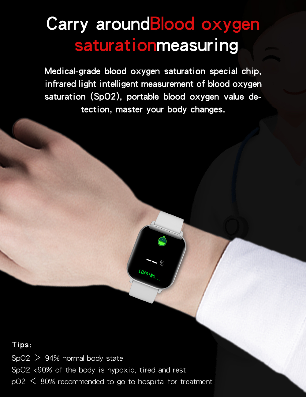 Wrist Watch T58 Health Protection For Apple Customize Product Gift Boxes Ecg Wristwatch