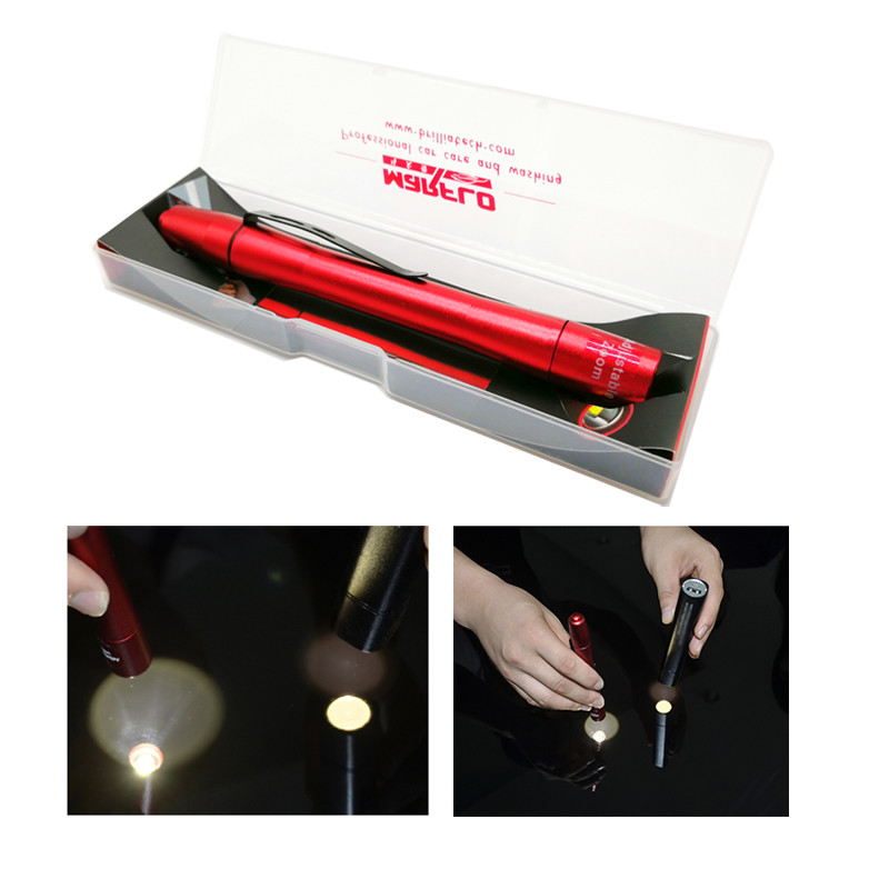 Easily Use Customized Red Swirl Finder Light For Car Polishing Paints