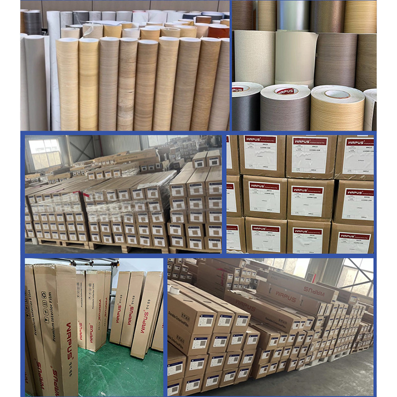 Decoration Self Adhesive Furniture Film With Moisture-proof Processing Type And Oil-based Ink