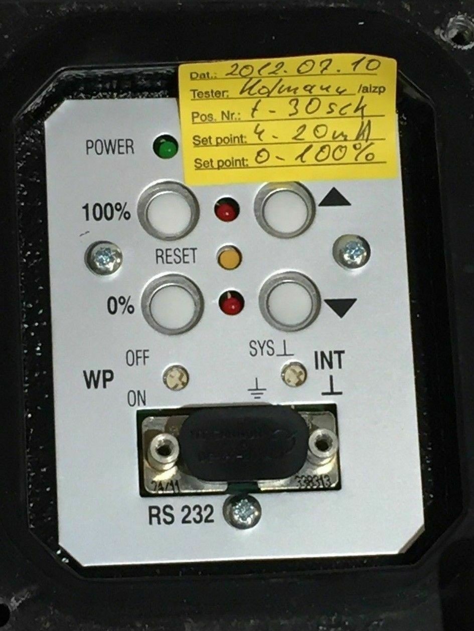 EBN853 RHDE250-10 brand new and original, Signal and power input only via separate, microprocessor-controlled electronic