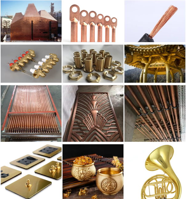 0.2mm-120mm Bright Surface Decorative Copper Sheets Bended Welded Cold Hot Rolled