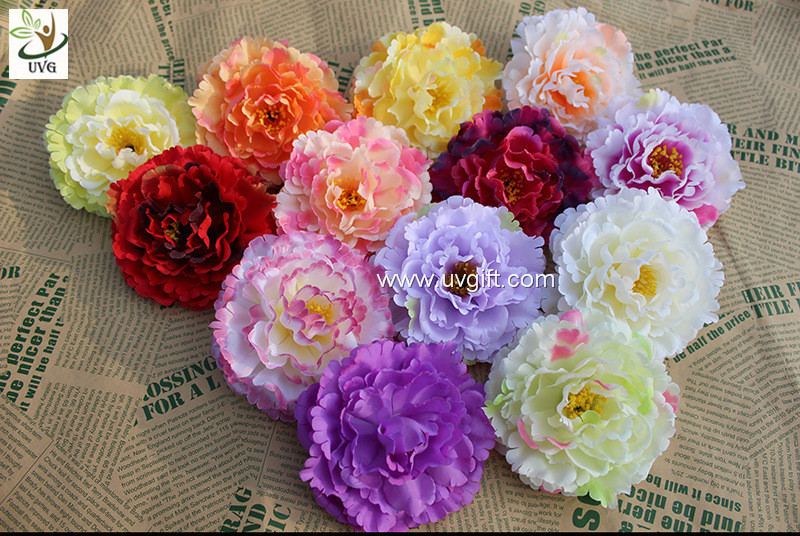 UVG diy wedding decorations with colorful silk fabric penoy cheap artificial flowers FPN118