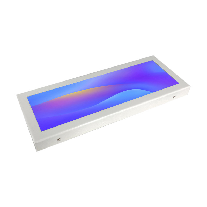 Custom Small Size Ultra Wide Stretched Bar LCD Screen Display 7.7" Digital Signage Android All-In Video Bar Screen