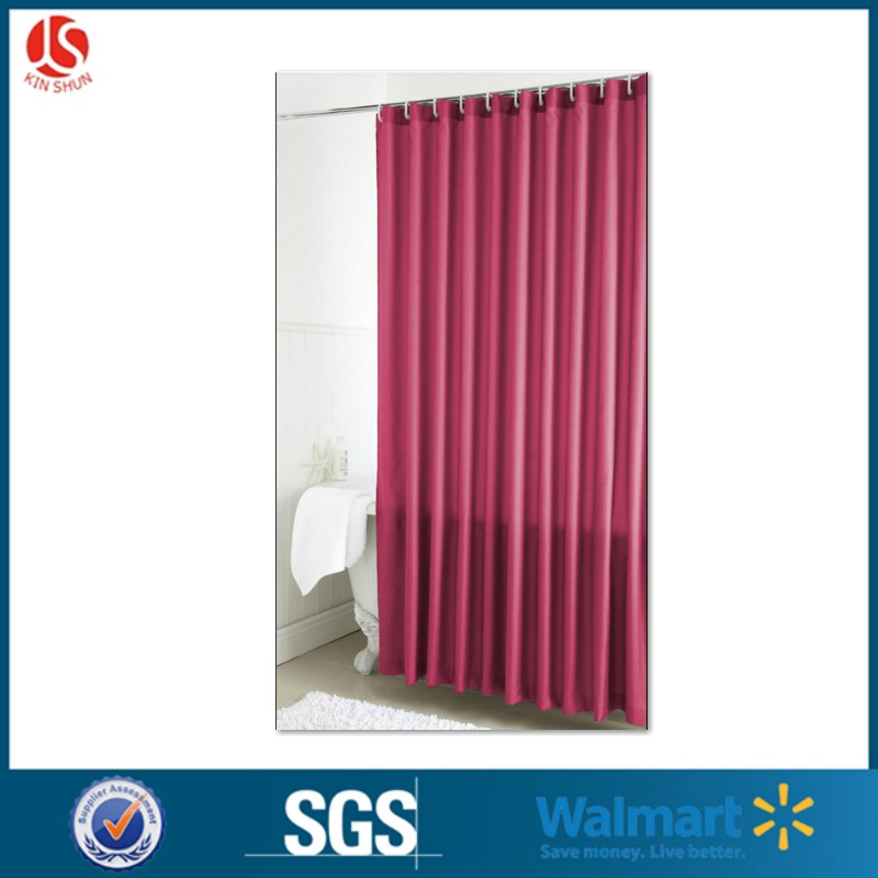 Walmart Bathroom Polyester Shower Curtain Liner for Bathroom Luxury Shower Curtain