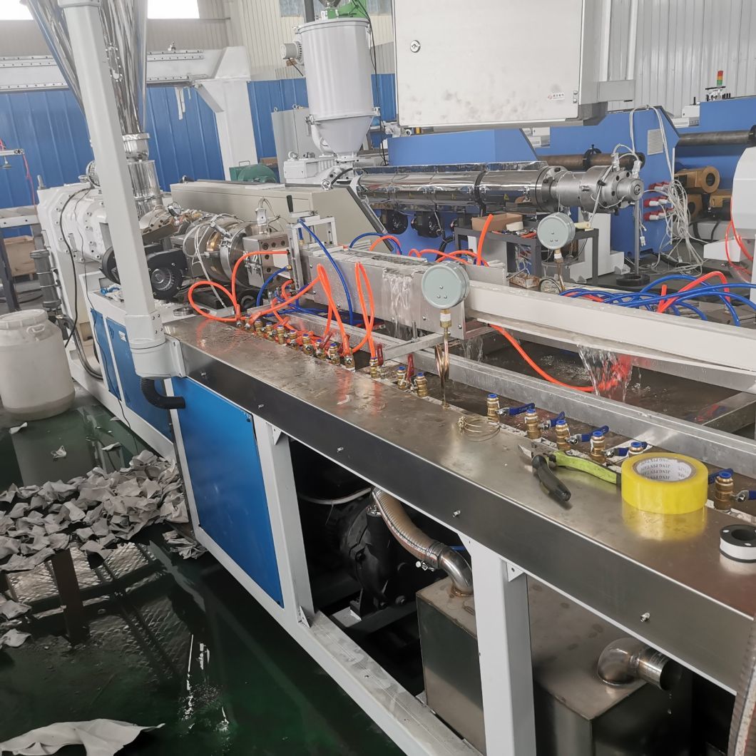 Two/Four Cavity PVC Cable Duct Trunking / Window / Door Profile Extrusion Making Machine