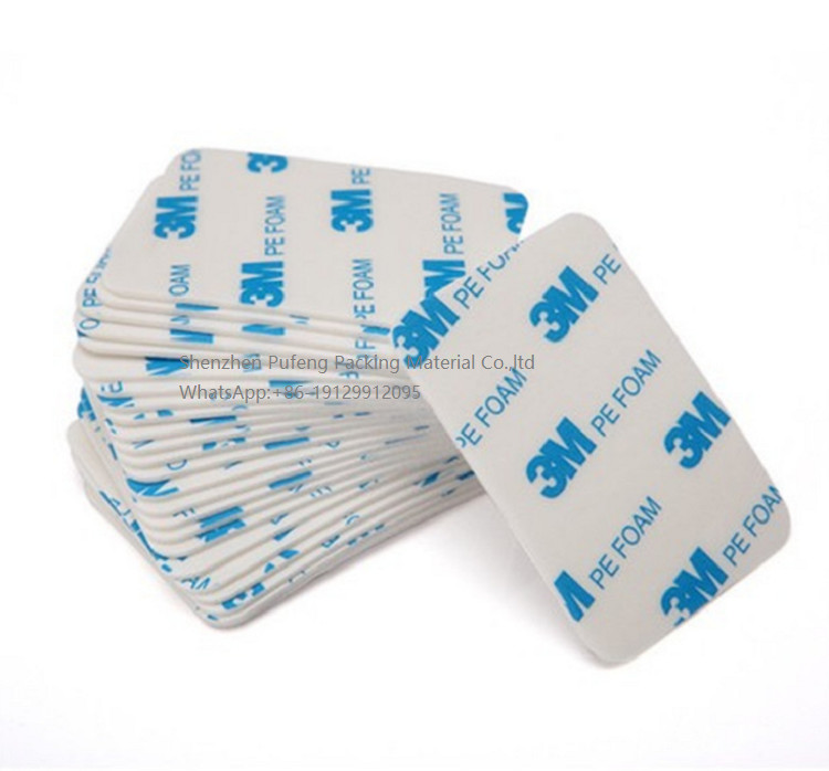 3M1600T High Bonding Double Sided Adhesive PE Foam For Paint Wall Hook Hanger