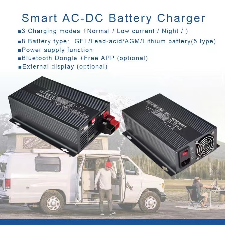 12V 30A Lifepo4 Battery Charger AC DC Battery Charger For Lithium Iron Phosphate Batteries