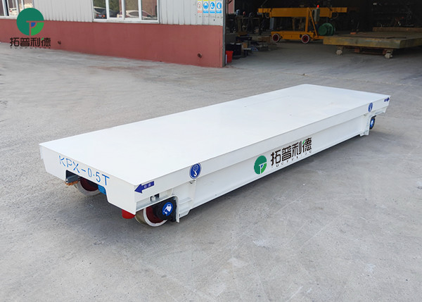 Workshop Warehouse Battery Transfer Cart on rail