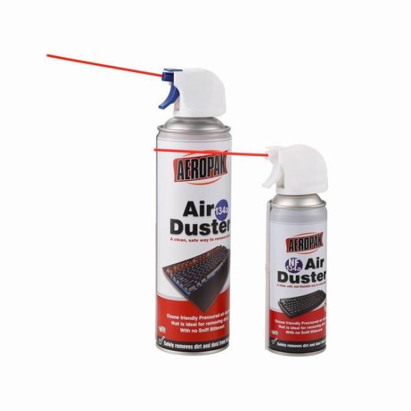 Quality Aeropak 200ml 134a Non Flammable Air Duster Spray For Computer Hardware for sale