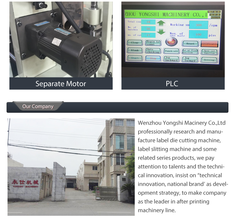 Automatic Double Station Label Die Cutting Machine Hot Stamping