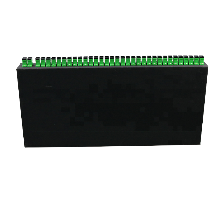 2x32 1U PLC Optical Signal Splitter Apc Splitter With SC Adapters 19 Inch