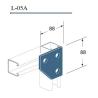 Buy cheap Three 3-Hole Corner Gusset Plate Zinc Plated Strut Channel Fittings from wholesalers