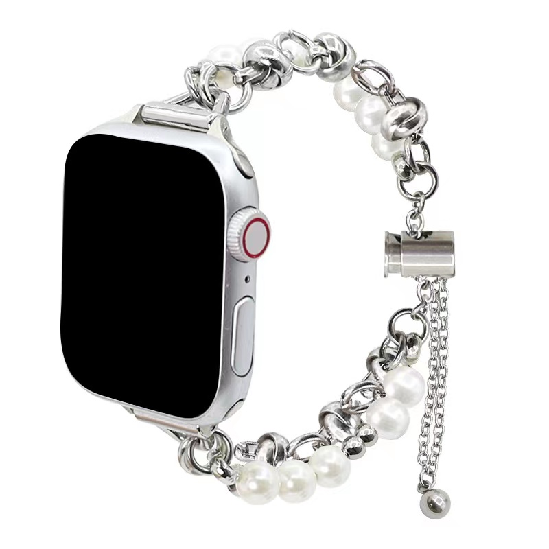 Private Mold IWatch 8 7 6 5 4 3 SE Fashion Pearl Belt Smart Watch Strap Without Watch