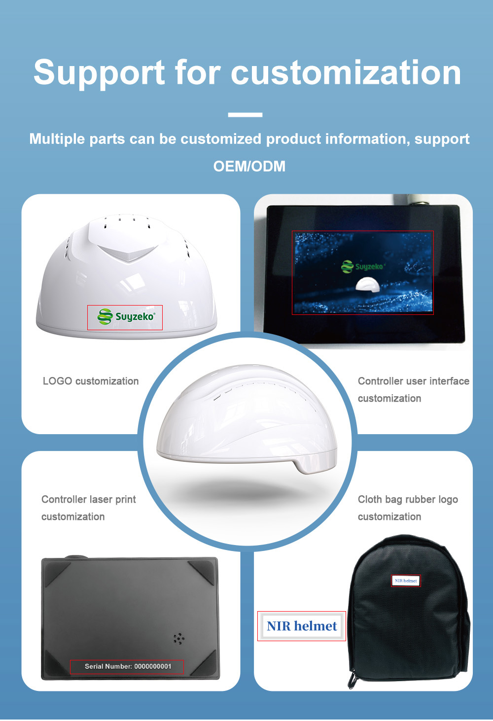 810nm Transcranial Magnetic Stimulation Neurofeedback Devices Physiotherapy