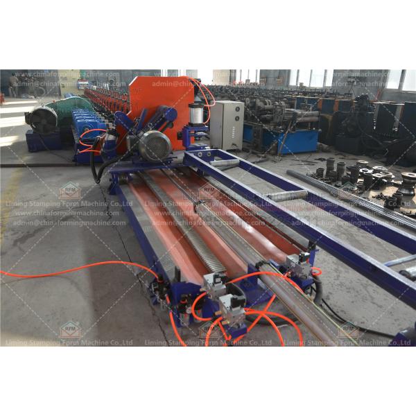 Photovoltaic Mounting Roll Former Machine Reducer Drive Flying Saw Cutting