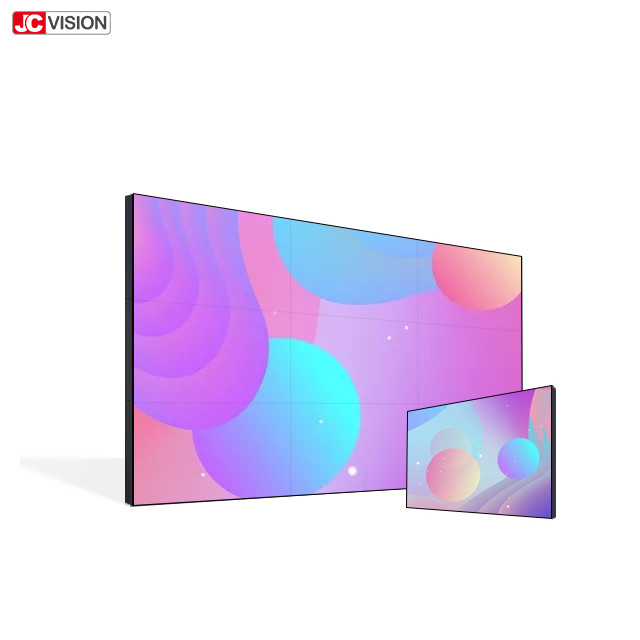Super Thin 2x2 Video Wall Monitor , 4K LCD Wall Mounted Shopping Mall Digital Signage