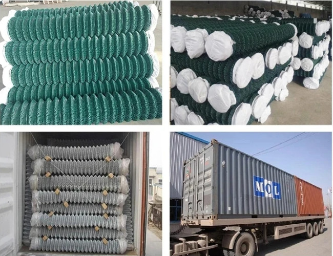Green 5ft Chain Link Mesh Fence 60x60 Pvc Vinyl Coated