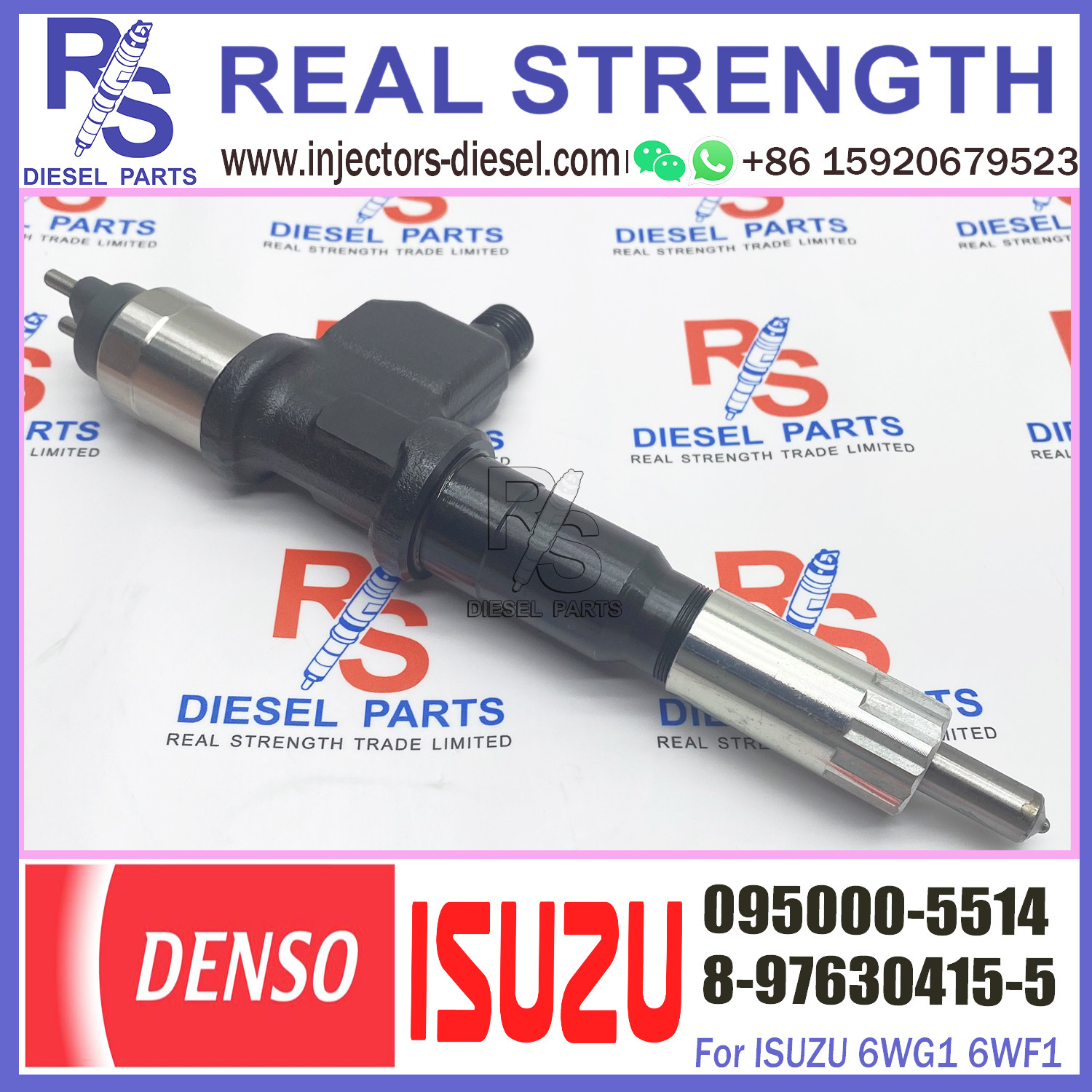 Diesel injector assembly Isu-zu pump common rail injector 095000 5514 095000-5514 for diesel engine