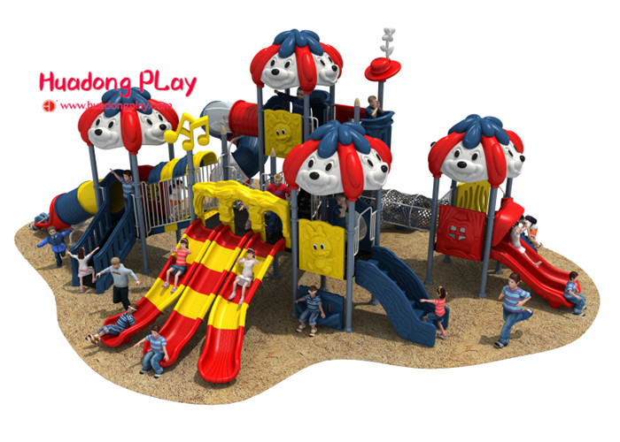 EU Standard Outdoor Playground Slides Kindergarten 36 Volume Cubic Meter