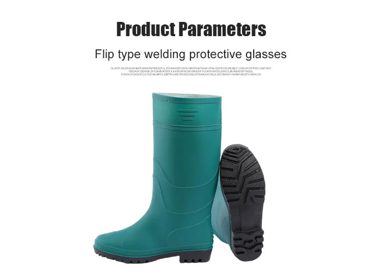 High-Top Steel Baotou Steel Soled Rain Boots Smashing And Piercing Protective Boots Waterproof Safety Shoes