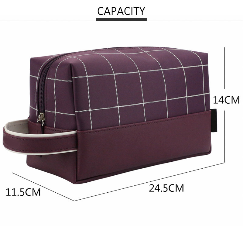 SGS Waterproof Digital Printing Polyester Cosmetic Bag