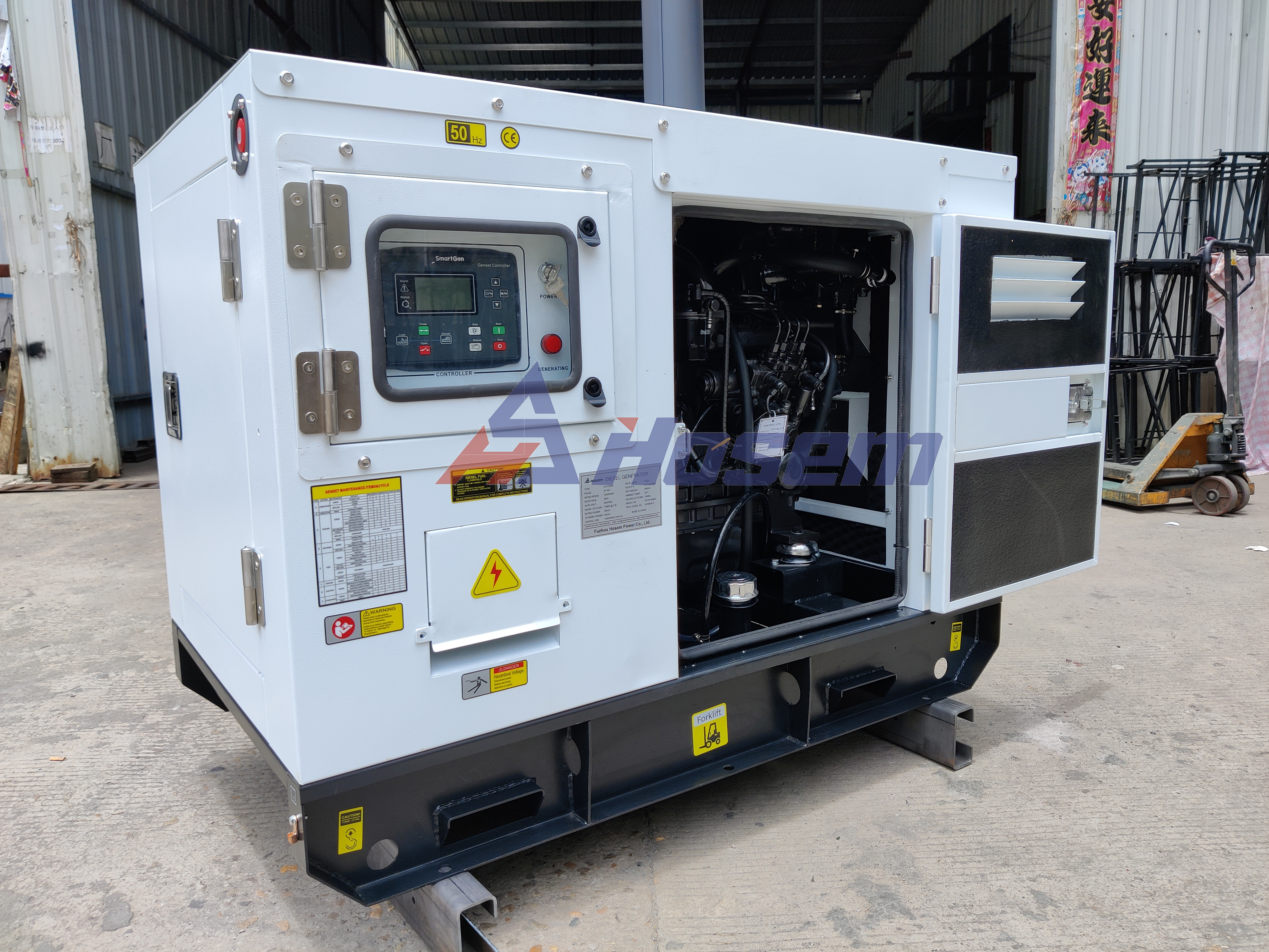 Silent Type Yanmar Marine Generator, 18kW Marine Generator, Silent Marine Generator for Yacht, 4TNV88-GGE