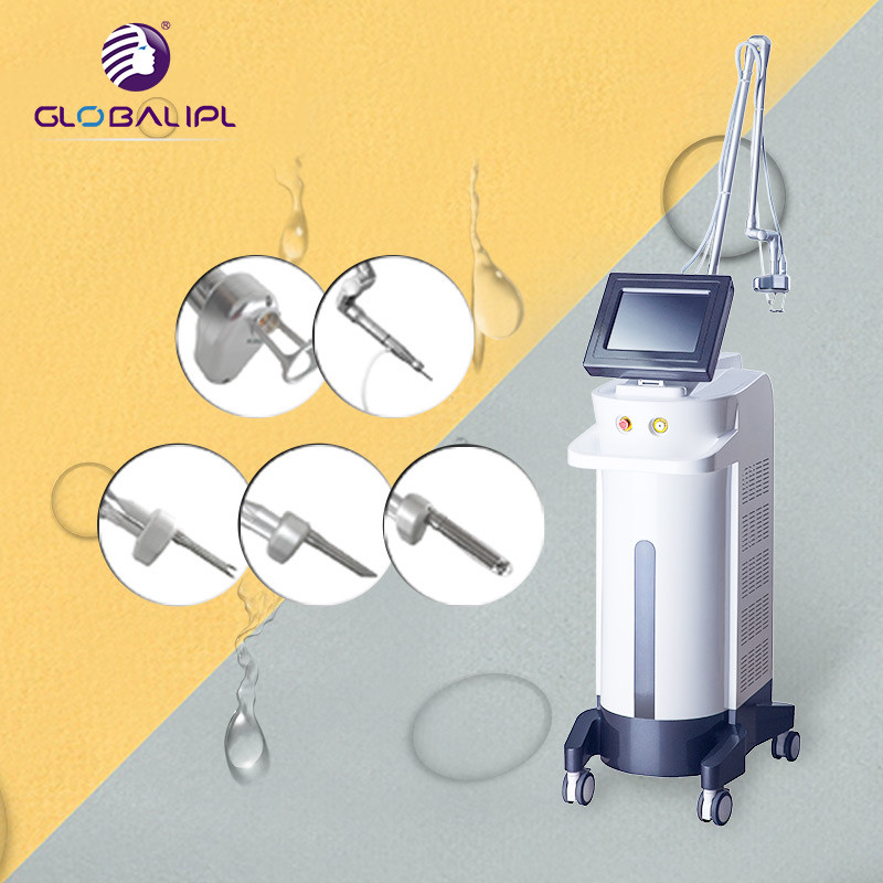 Skin Rejuvenation CO2 Fractional Laser Equipment 33.3Hz Frequency 50W Power