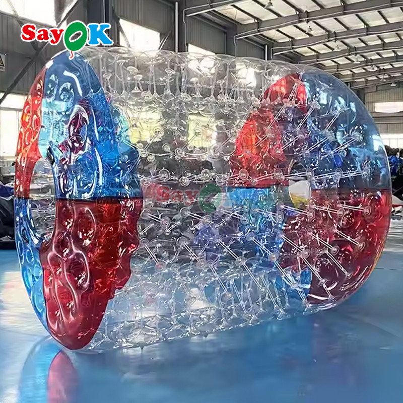 Sayok Inflatable Transparent PVC Human Hamster Rolling Zorb Roller Ball Water Walking Game Ball for Water Toys