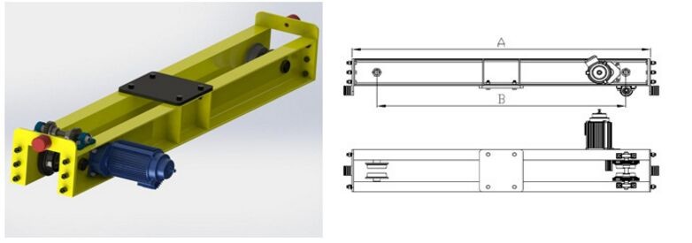 Light Weight Crane End Carriage to Single / Double / Portal Cranes