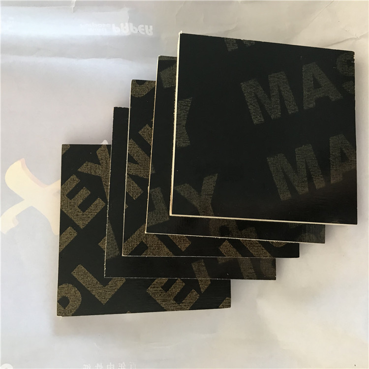 Durable Poplar Core Plywood , Film Faced Shuttering Plywood For Building Construction