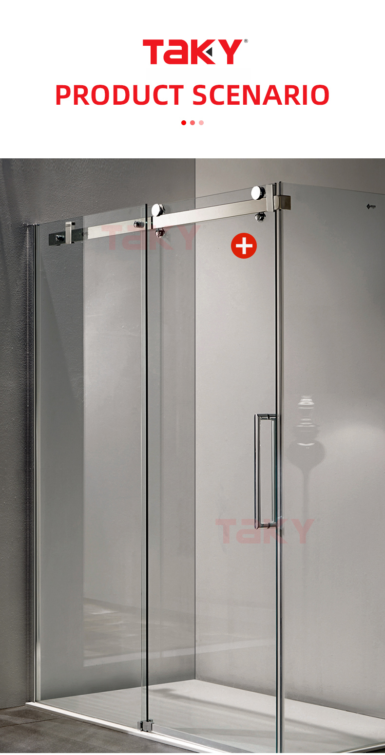 Upgrade Your Door with our Tempered Glass Sliding Door System and Enclosure Roller