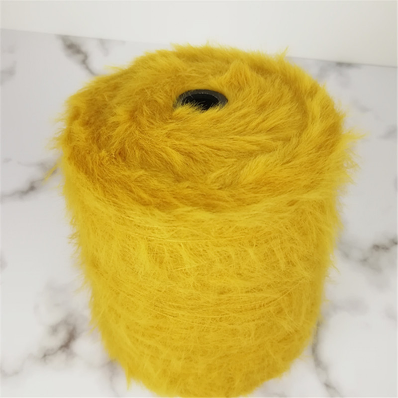 Soft 100% Nylon Feather Yarn Fancy Hairy Knitting Yarn