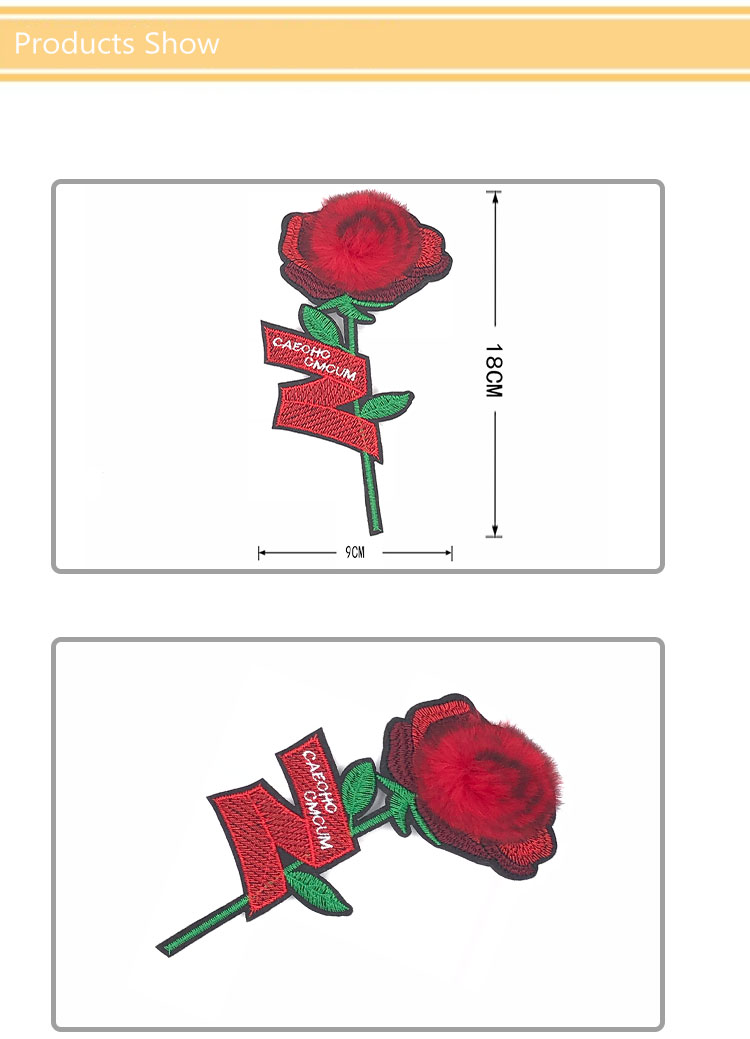 New style embroidery patch, suitable for garment accessories, customized designs/colors are accepted#C10008