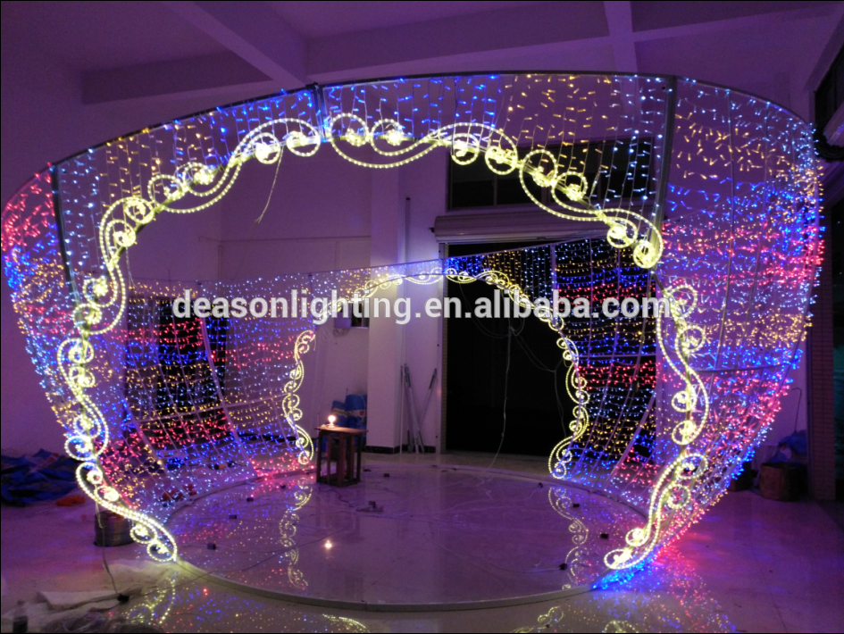 Giant outdoor christmas lights LED big Ball 3D Motif Light