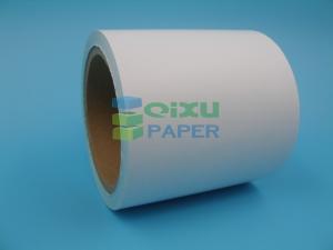 Buy cheap self adhesive thermal paper roll Barcode sticker label material product