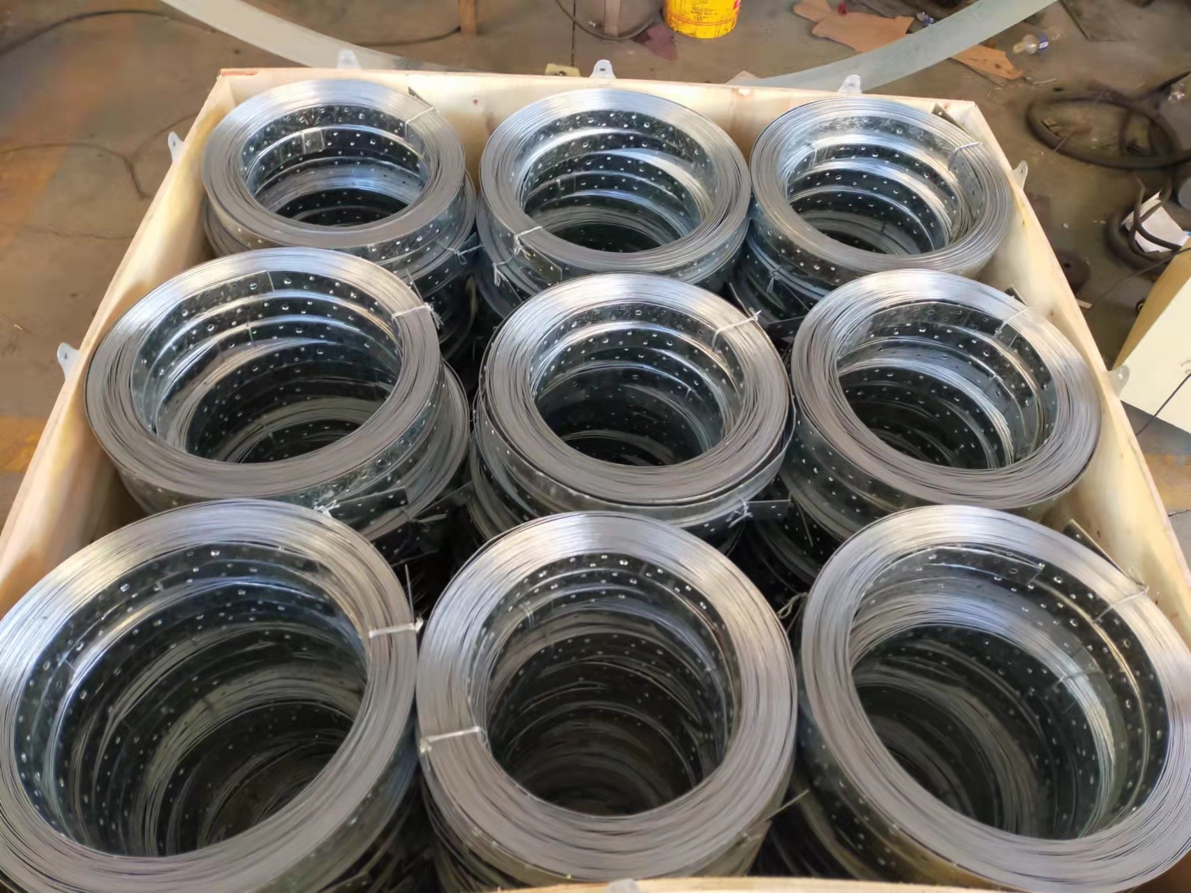 Heavy Duty Galvanized Steel Hoop Iron For Brickwork Connecting