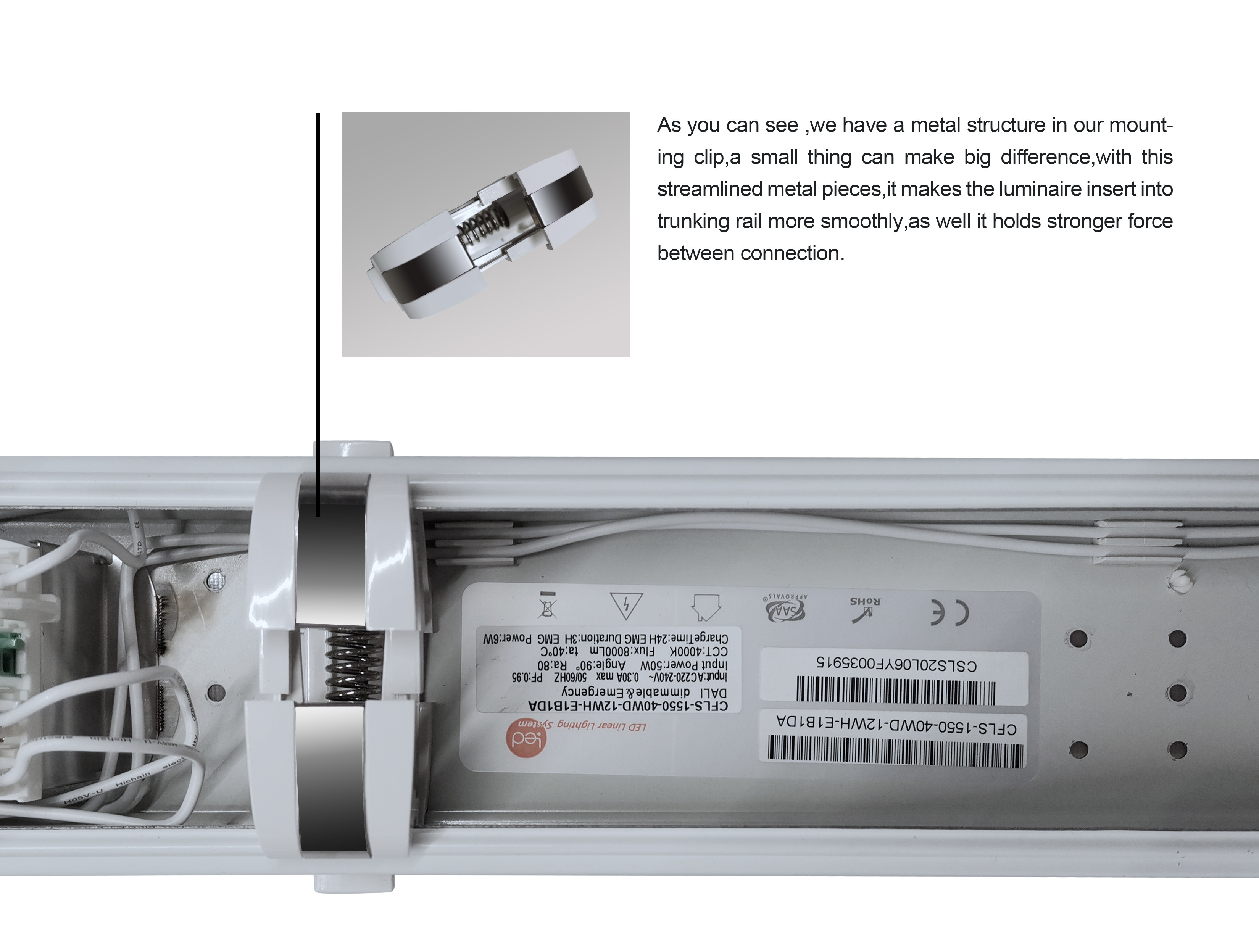 7.8ft Linear Indirect Lighting