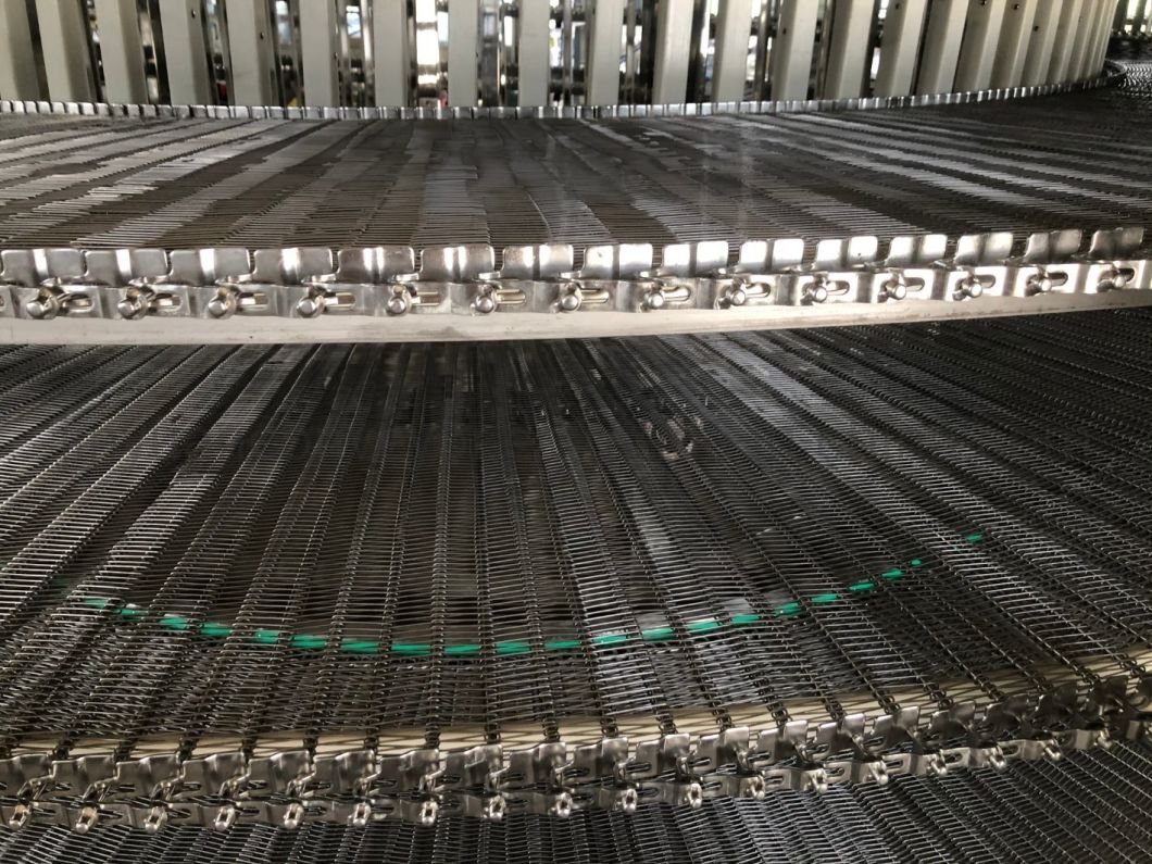 Wire Mesh Belt Used on Cooling or Freezing Conveyors and Spiral Towers