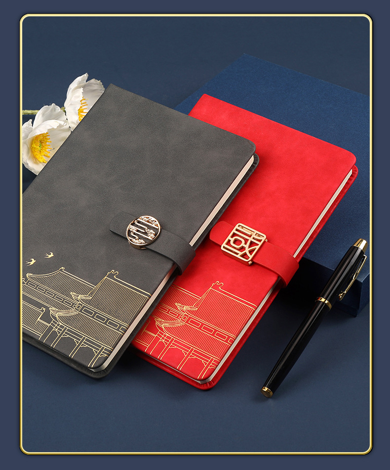 Customized Size A5 Hardcover Diary Journal Notebooks With And Pen Gift Set Custom Size