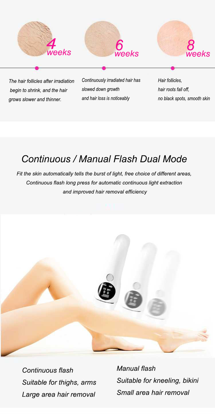 Photon Permanent Hair Removal Laser Machine For Face Bikini Body Home