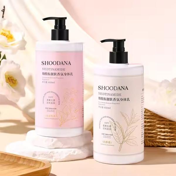 Private Label Nicotinamide Brightening Body Lotion&Cream Body Care Centella Asiatica Extract Whitening Body Lotion