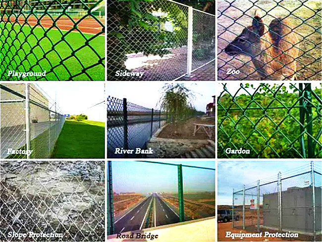 OHSAS 6 Foot 9 Gauge Chain Link Fence Cyclone Wire Fence